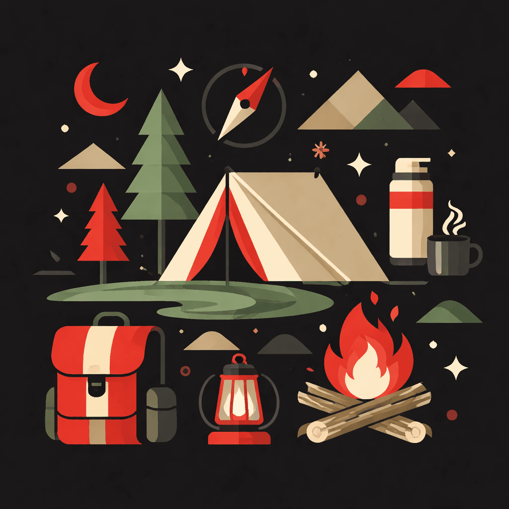 Logo Camping: crear tu identidad naturaleza