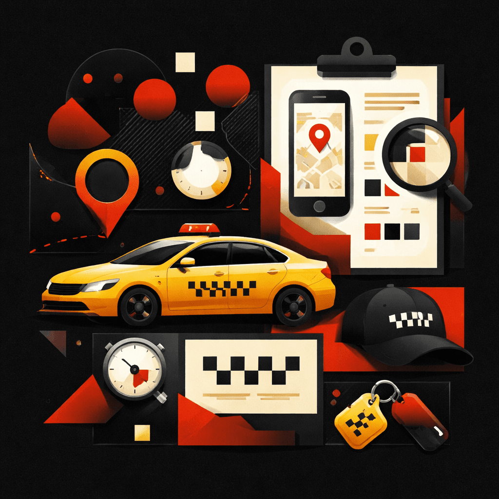 Logo de servicio de taxi-VTC: guía completa para crear tu identidad visual