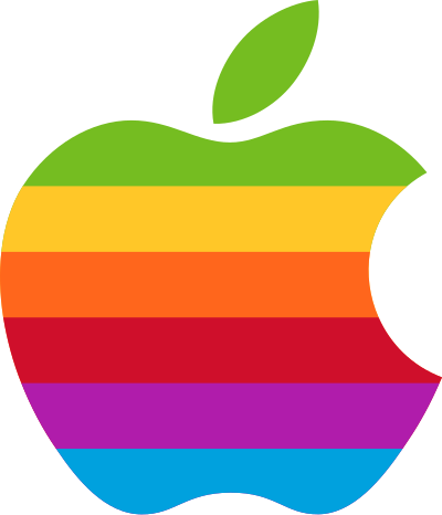 Logo Apple arcoíris (1977-1998)